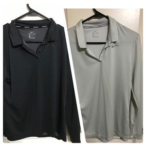 (2) Large Womens Nike Golf Tops